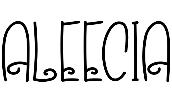 Font ALEECIA