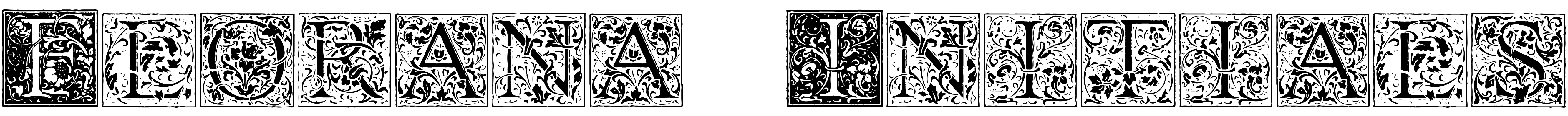 Font Florana_Initials