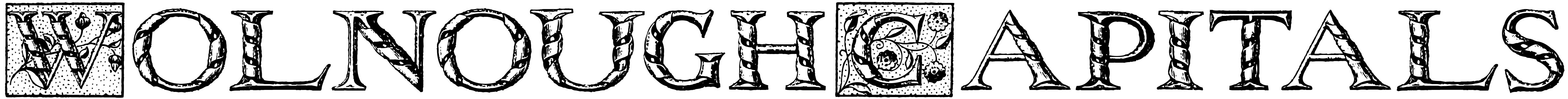 Font WolnoughCapitals