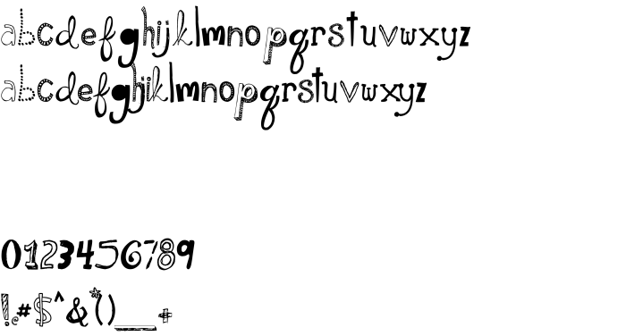 Font Please Show Me Love DEMO