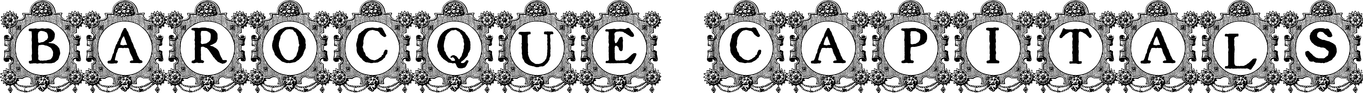 Font Barocque Capitals