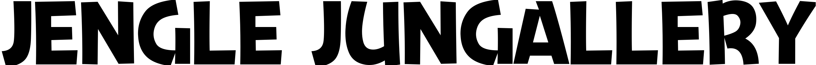 Font Jengle Jungallery