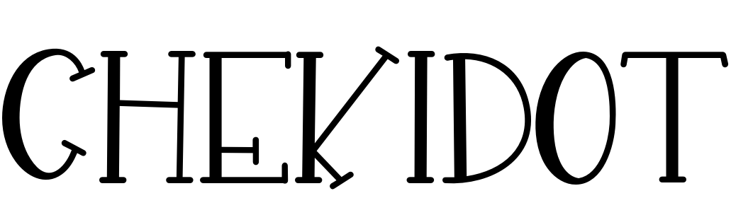 Font CHEKIDOT
