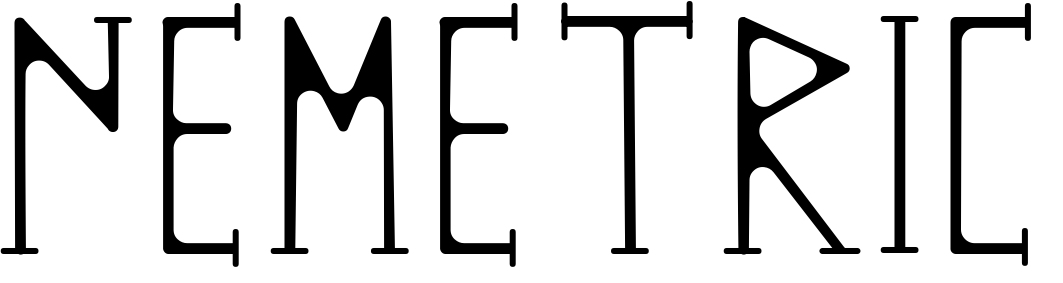 Font NEMETRIC