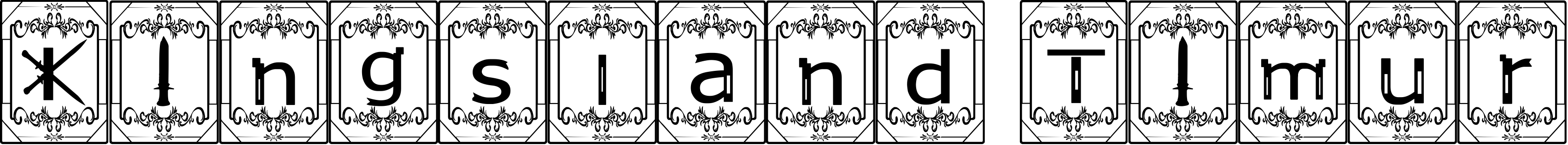 Font Kingsland Timur