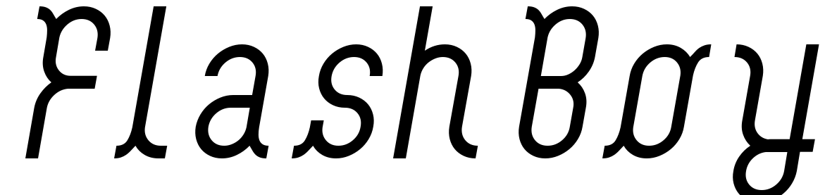 Font FlashBoy