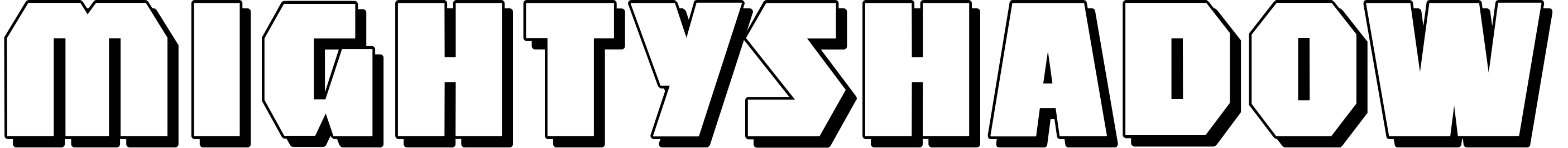 Font MightyShadow