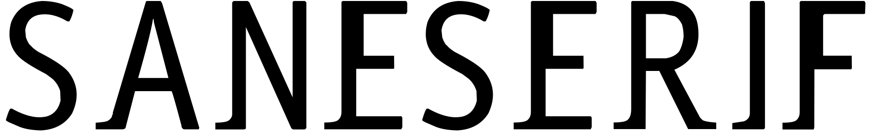 Font saneserif