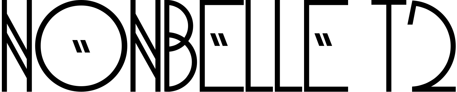 Font NonBelle T2