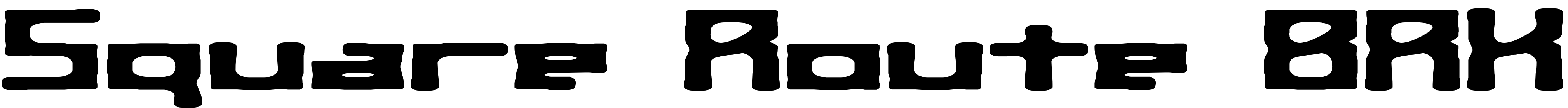 Font Square Route BRK