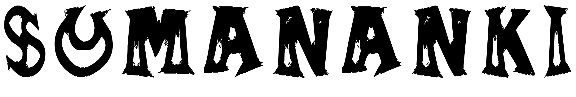 Font SUMANANKI