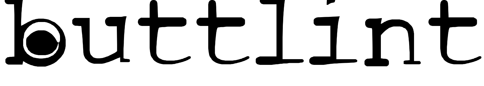 Font buttlint