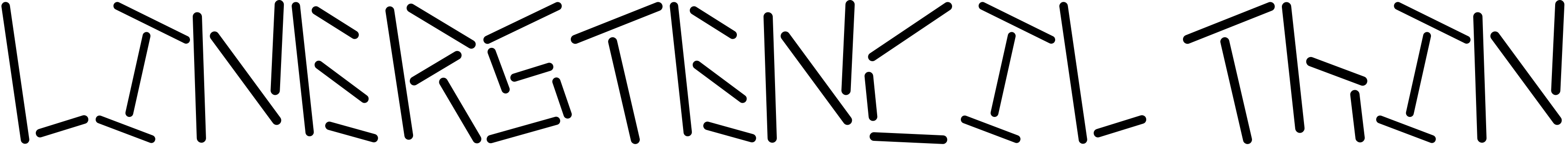 Font linerstencil thin
