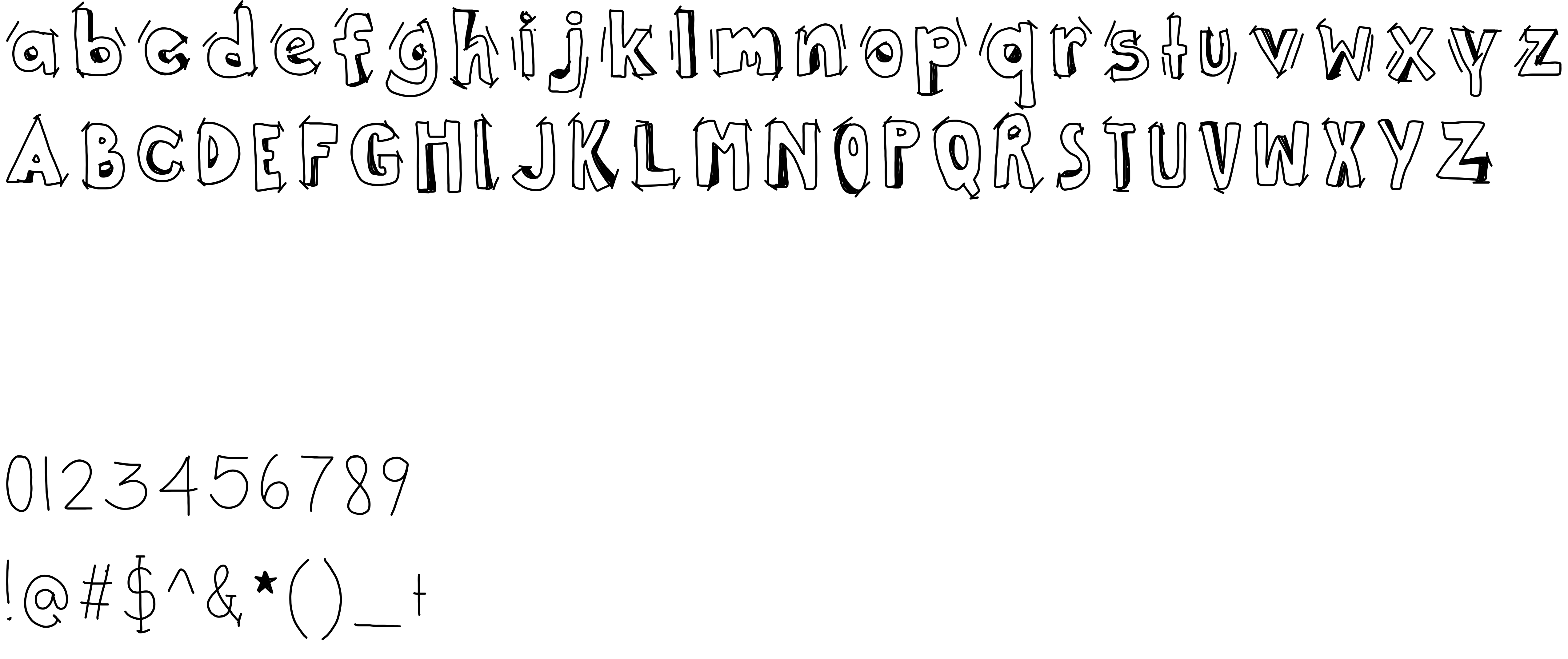 Preview font this way UP