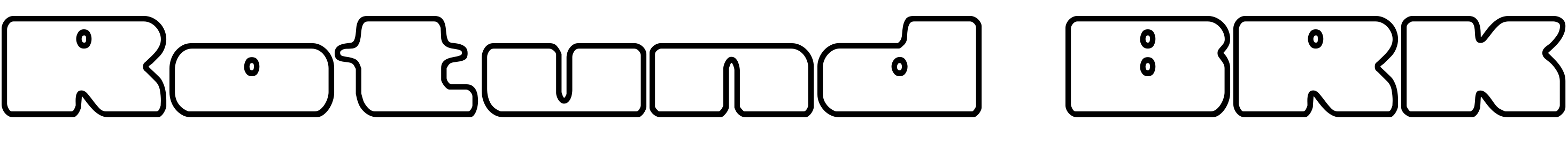 Font Rotund BRK