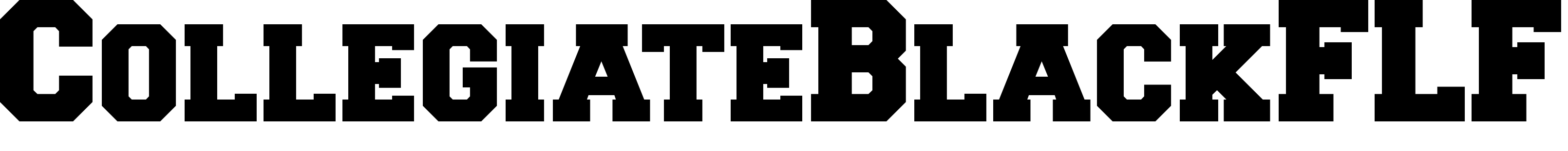 Font CollegiateBlackFLF