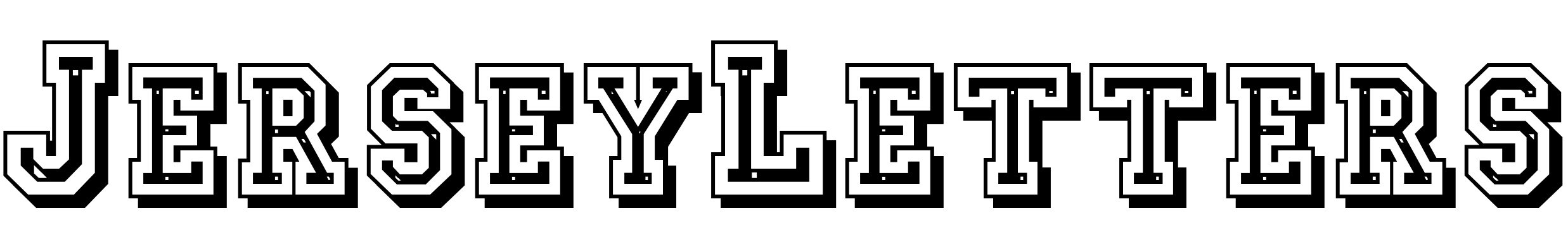 Font JerseyLetters