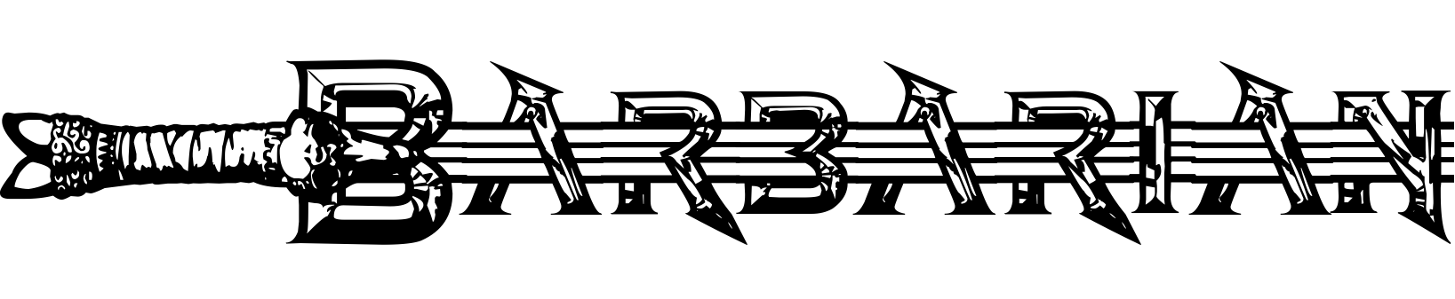 Font Barbarian