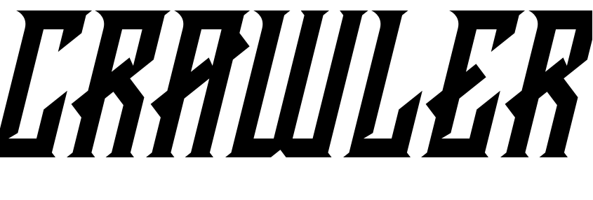 Font CRAWLER