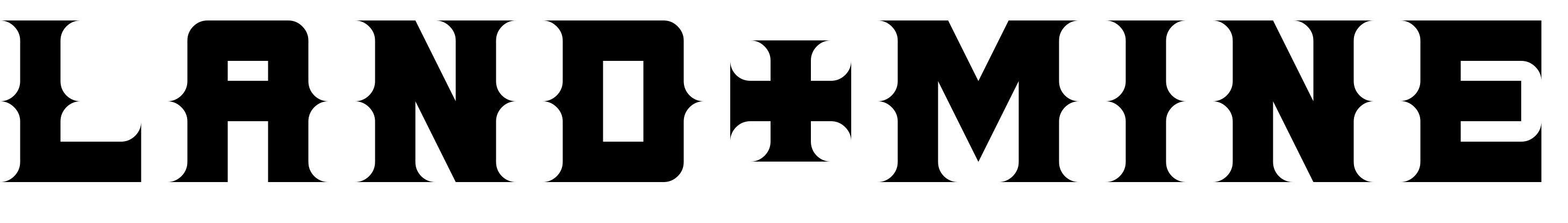 Font LAND+MINE