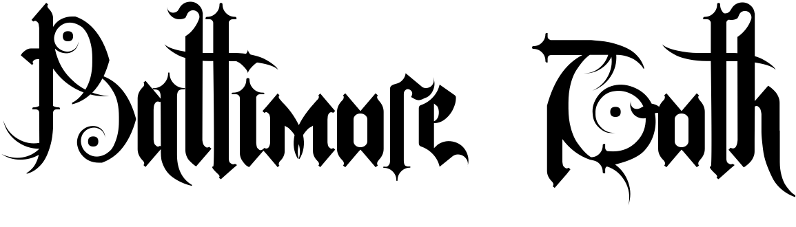 Font Baltimore Goth