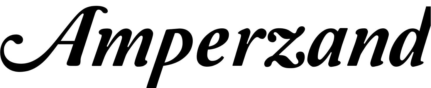 Font Amperzand