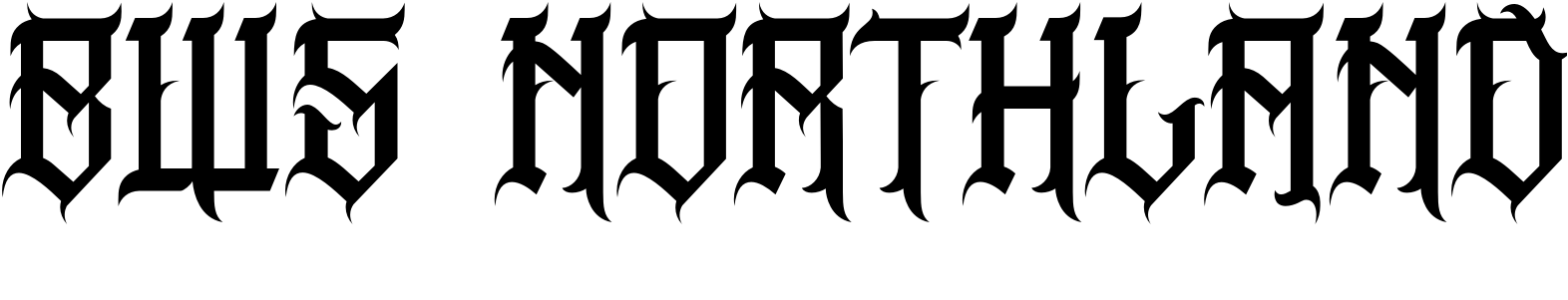 Font BWS NORTHLAND