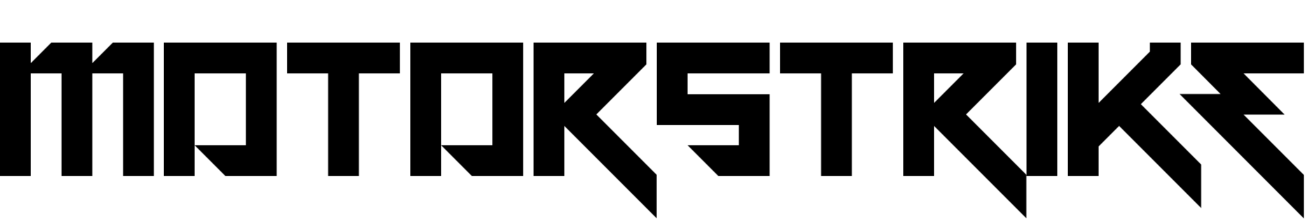Font Motorstrike