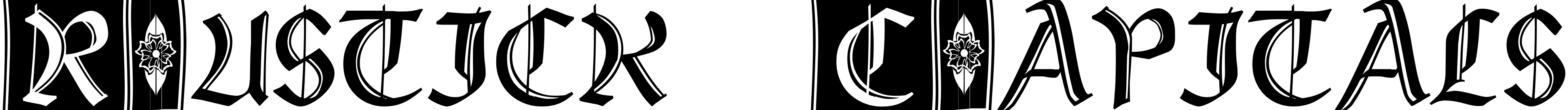 Font Rustick_Capitals