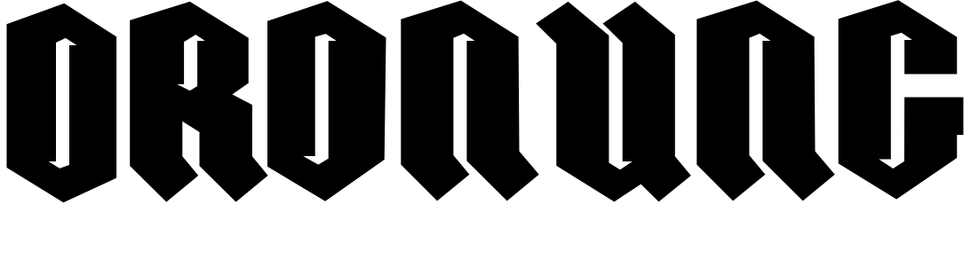 Font Ordnung