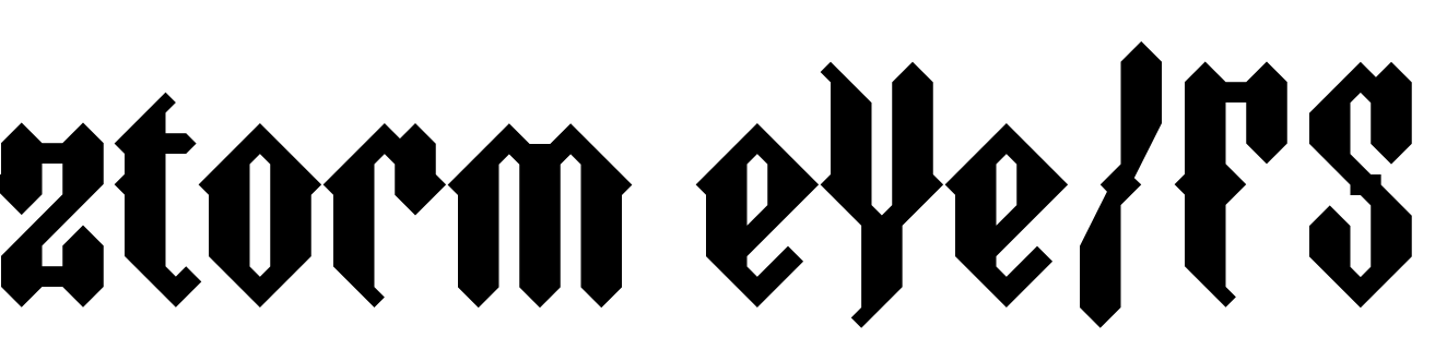 Font ztorm eYe/FS