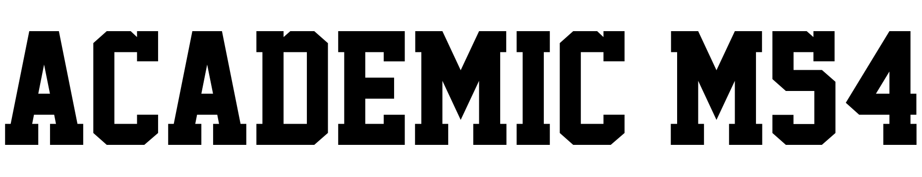 Font Academic M54