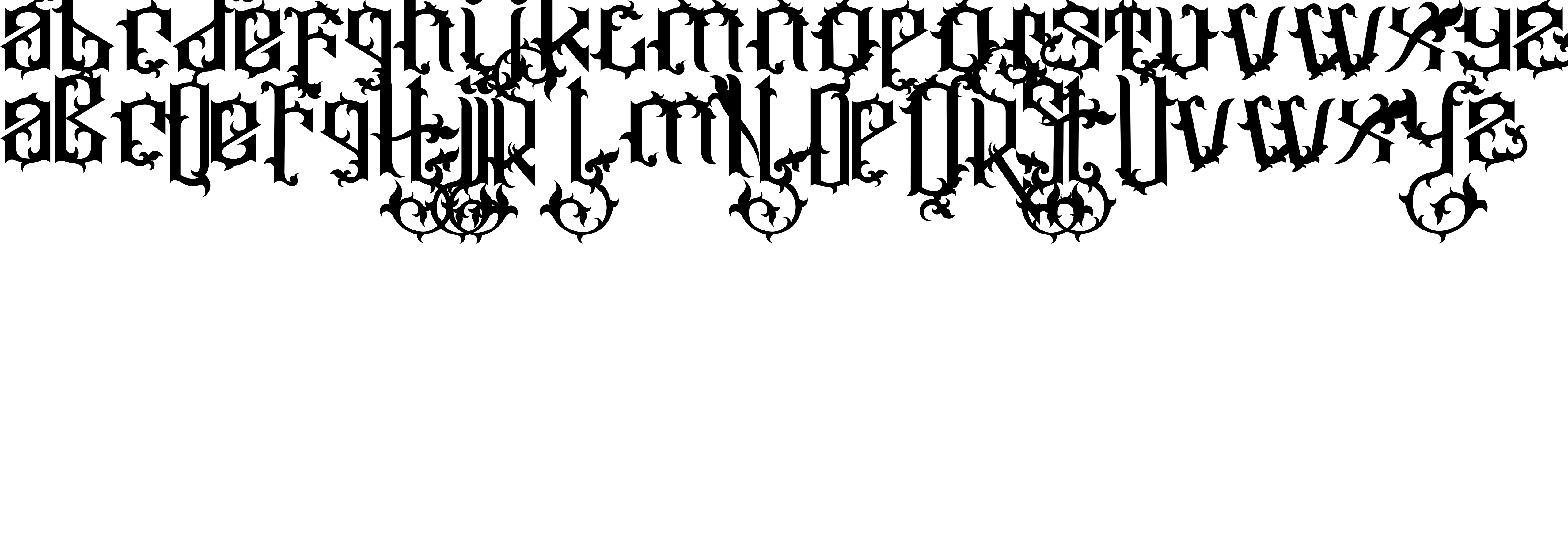 Preview font Ornatix