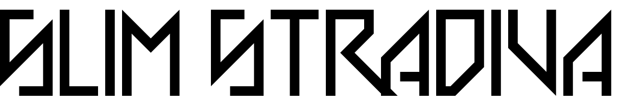 Font Slim Stradiva