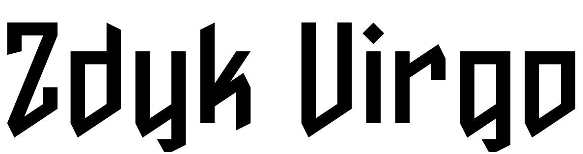 Font Zdyk Virgo