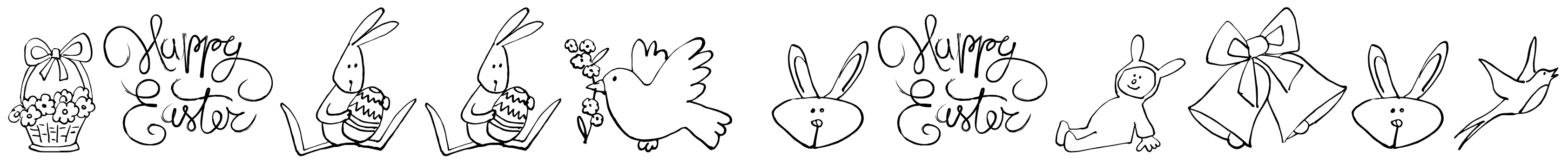 Font HAPPY EASTER