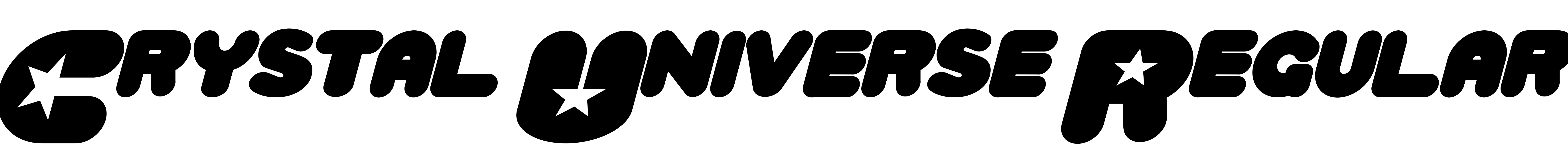 Font Crystal Universe Regular