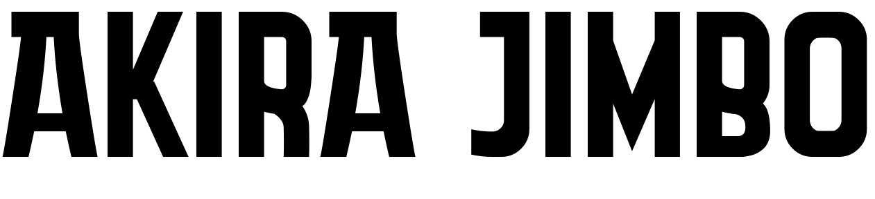 Font Akira Jimbo