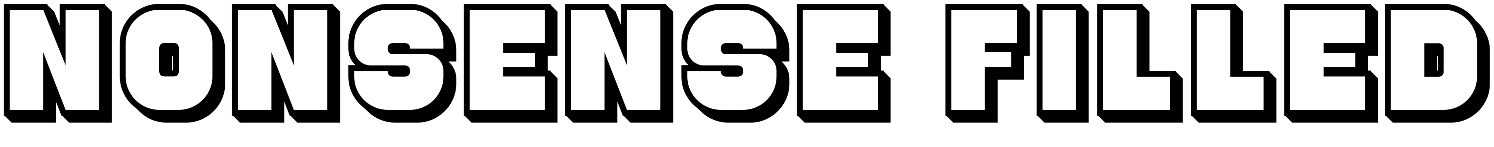 Font Nonsense Filled