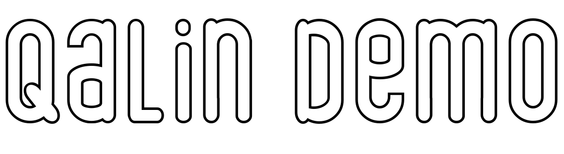 Font Qalin Demo