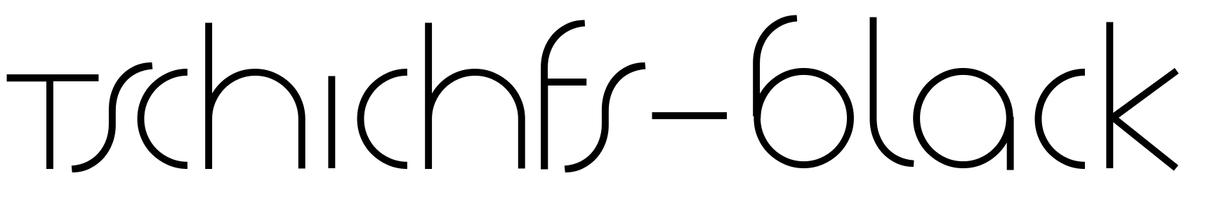 Font TschichFS-Black