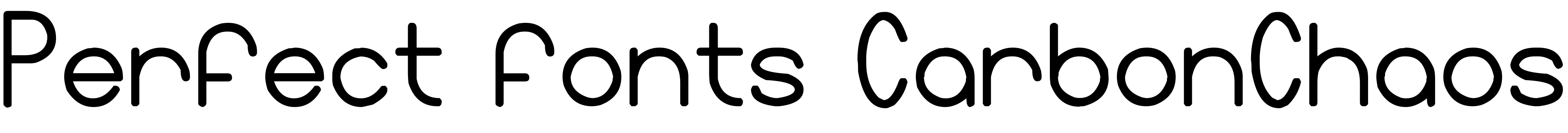 Font Perfect fonts CarbonChaos
