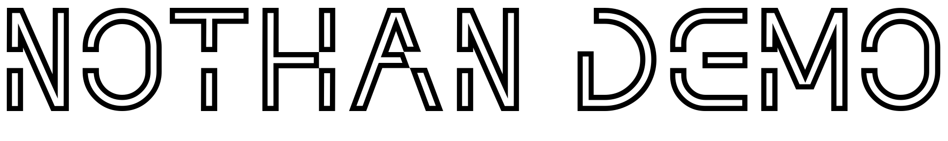 Font NOTHAN DEMO