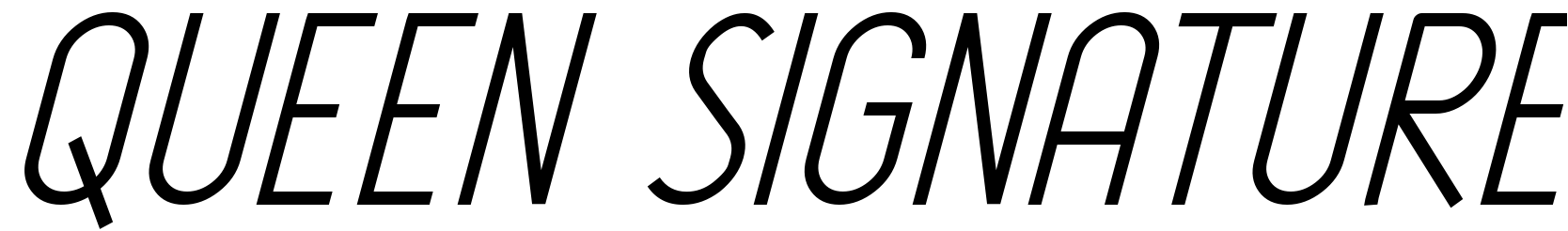 Font Queen Signature