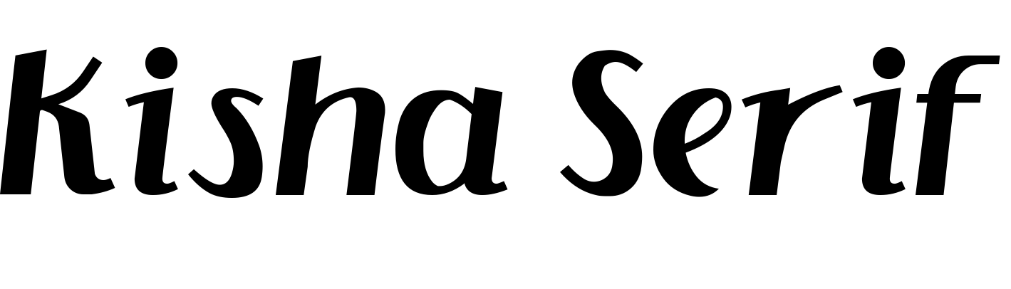 Font Kisha Serif