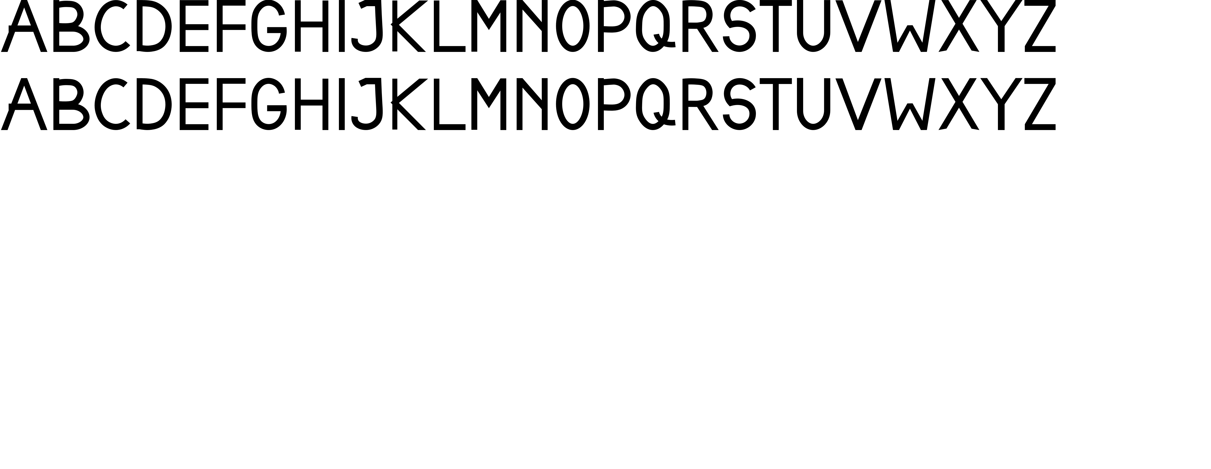 Preview font NENDI