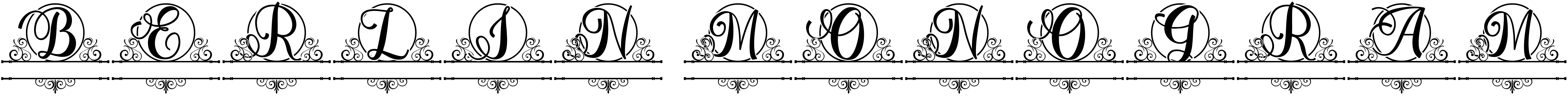 Font Berlin Monogram