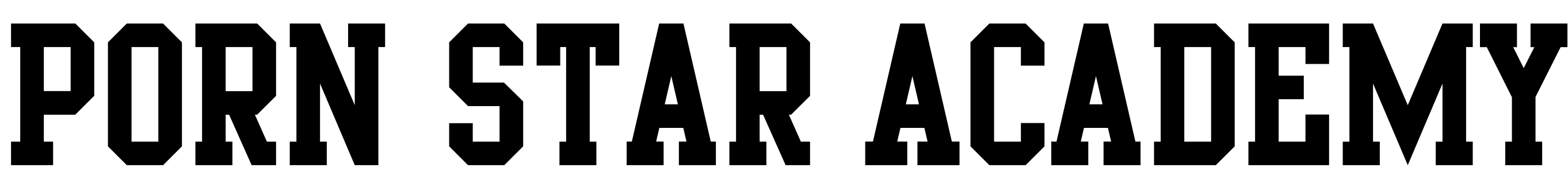Font Porn Star Academy