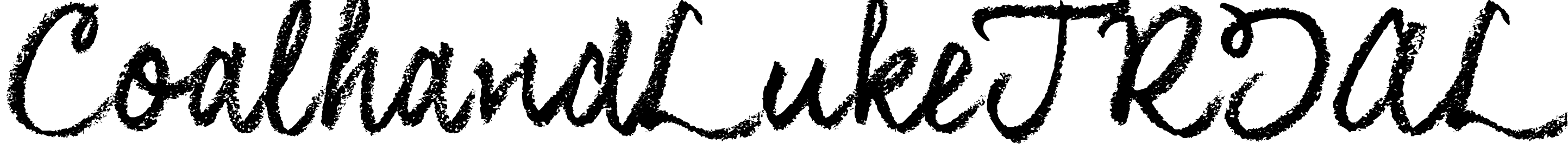 Font CoalhandLukeTRIAL