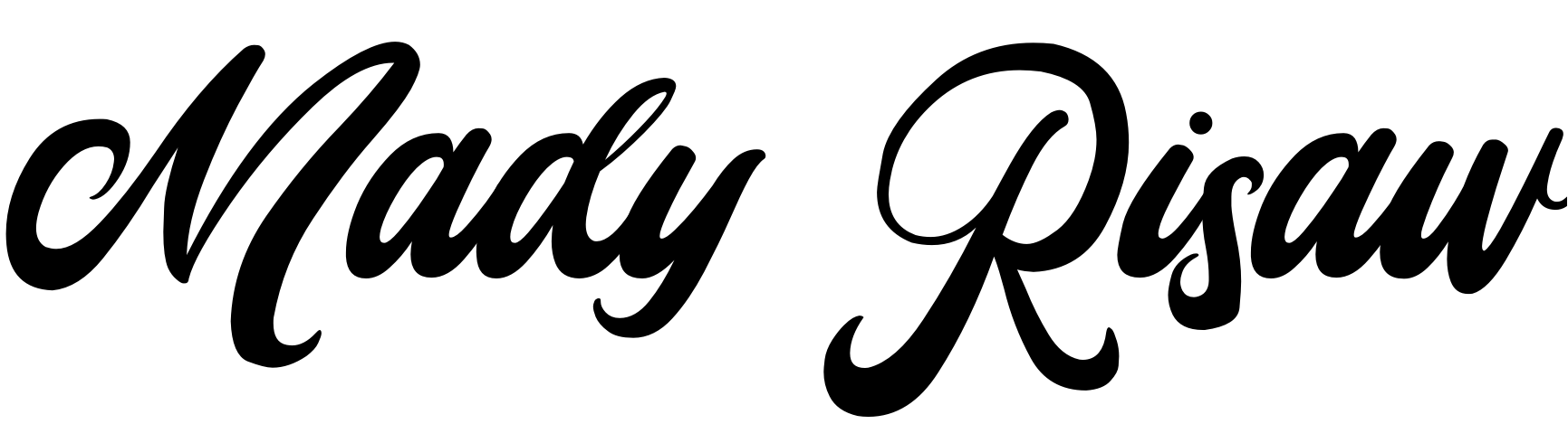 Font Mady Risaw